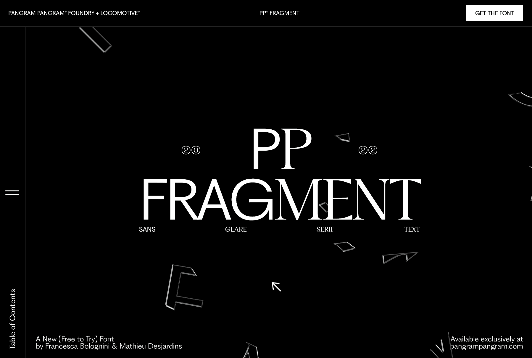 PP Fragment Font