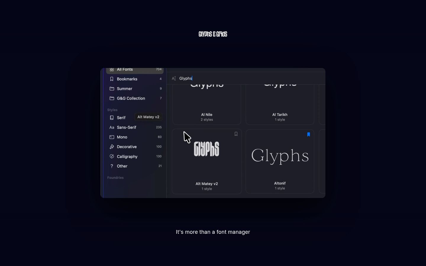 Glyphs & Grids